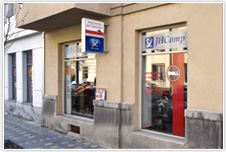 Prodejna JH Comp s.r.o. v Nádražní ulici, J. Hradec